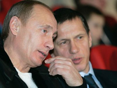 Путин и Трутнев. Фото с сайта uralweb.ru