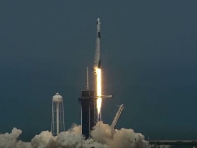Старт ракеты Falcon 9. Фото: NASA/Keystone Press Agency
