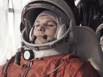 Юрий Гагарин перед полетом в космос. Фото: РИА Новости