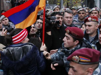 Протесты в Армении. Фото: eurointegration.com.ua