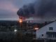 Пожар на складе боеприпасов, Белгород, 27.04.22. Фото: t.me/babchenko77