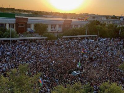 протесты в Нукусе (Узбекистан). Фото: MaitanovAzamat / Twitter