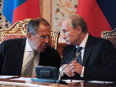 Лавров и Путин. Фото: tass.ru