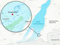 Карта затопления в Курганской области с урановыми скважинами: t.me/agentstvonews